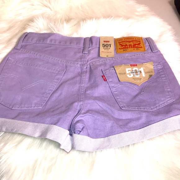 Levi Strauss & CO. 501 shorts MID RISE non- Stretch - Picture 3 of 3